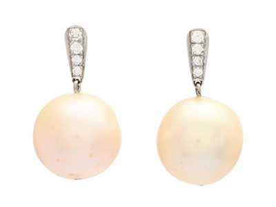Jewellery, EARRINGS, 18K white gold