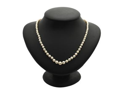 Jewellery, PEARL NECKLACE, cultured salt water pearls
