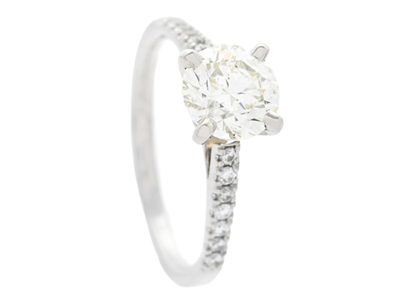 Jewellery, RING, platinum