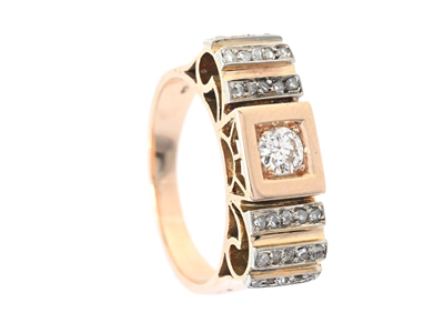 Jewellery, RING, 14K gold