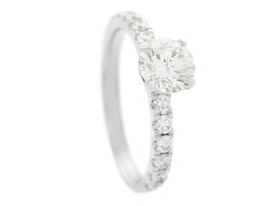 Jewellery, RING, 18K white gold