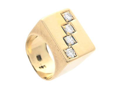 Jewellery, RING, 14K gold