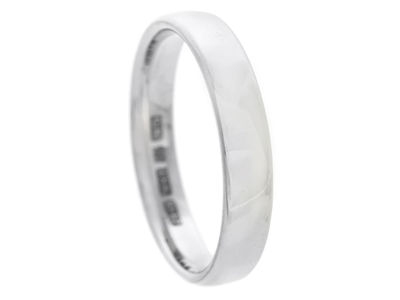 Jewellery, PLAIN RING, 18K white gold