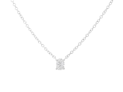 Jewellery, SOLITAIRE NECKLACE, 18K white gold