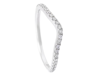 Jewellery, JACKET RING, 18K white gold