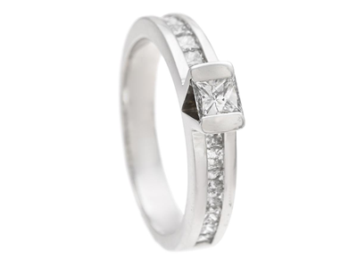 Jewellery, RING, 18K white gold