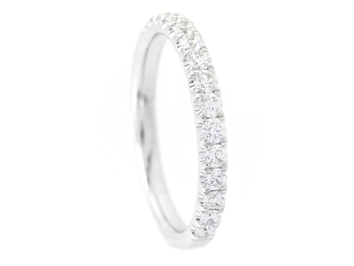 Jewellery, ETERNITY RING, 18K white gold
