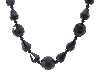 Jewellery, MOURNING JEWELLERY, necklace