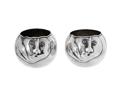 Silverware, OLLE OHLSSON, 2 bowls/tumblers