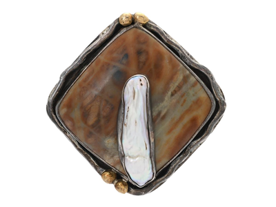 Jewellery, PENDANT, silver/gold