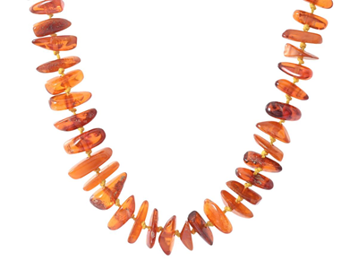 Jewellery, NECKLACE, amber