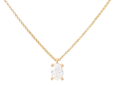 Jewellery, SOLITAIRE NECKLACE, 18K gold