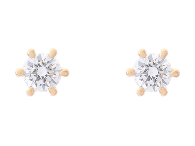 Jewellery, SOLITAIRE EARRINGS, 18K gold