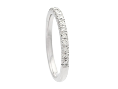 Jewellery, ETERNITY RING, 18K white gold