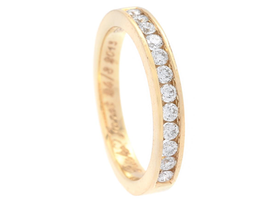 Jewellery, ETERNITY RING, 18K gold