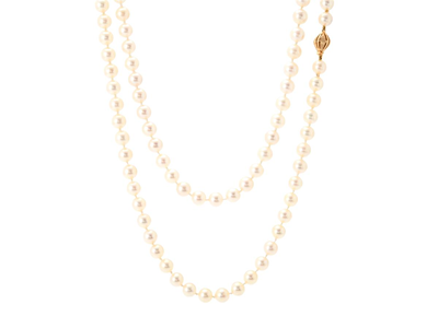 Jewellery, PEARL NECKLACE, cultured pearls