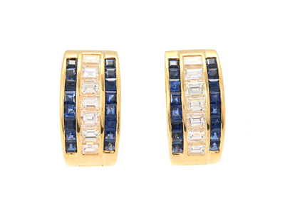Jewellery, EARRINGS, 18K gold