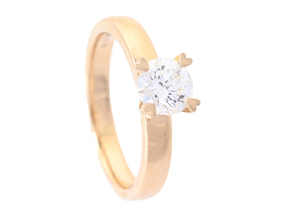 Jewellery, SOLITAIRE RING, 18K gold