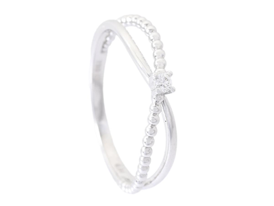 Jewellery, RING, 18K white gold