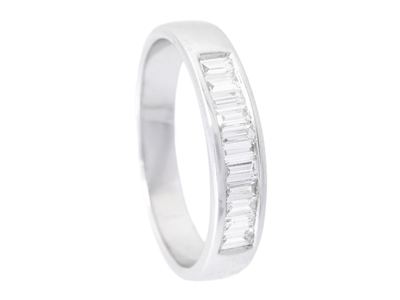 Jewellery, ETERNITY RING, 18K white gold