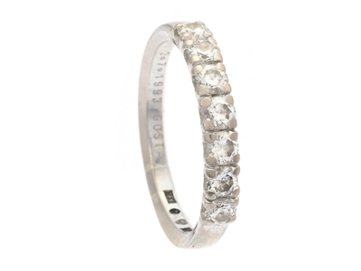 Jewellery, ETERNITY RING, 18K white gold