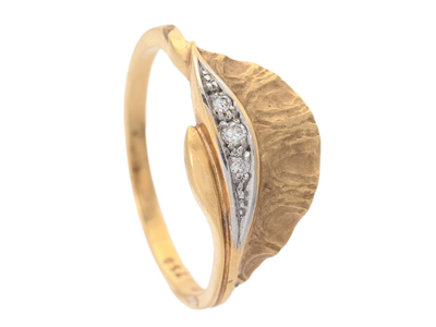 Jewellery, RING, 18K gold/white gold