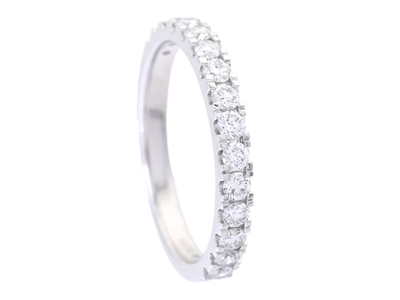 Jewellery, ETERNITY RING, 18K white gold