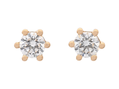 Jewellery, SOLITAIRE EARRINGS, 18K gold