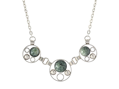 Jewellery, NECKLACE, white metal