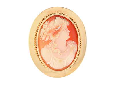 Jewellery, BROOCH, 18K gold