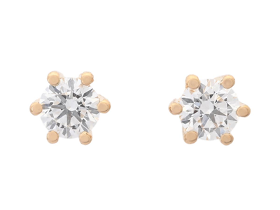 Jewellery, SOLITAIRE EARRINGS, 18K gold