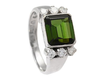 Jewellery, RING, 18K white gold