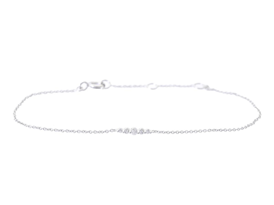 Jewellery, BRACELET, 18K white gold