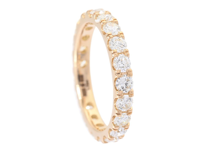 Jewellery, FULL ETERNITY RING, 18K gold