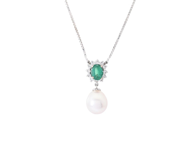 Jewellery, NECKLACE, 18K white gold