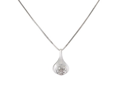 Jewellery, PENDANT/CHAIN, 18K white gold