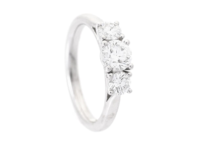 Jewellery, STRÖMDAHLS, three stone ring
