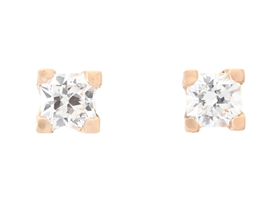 Jewellery, SOLITAIRE EARRINGS, 18K gold