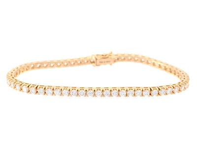 Jewellery, TENNIS BRACELET, 18K gold