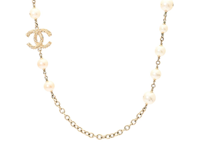 Jewellery, NECKLACE, CHANEL. yellow metal