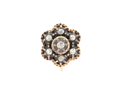 Jewellery, A FEW EARRING, 18K gold/silver