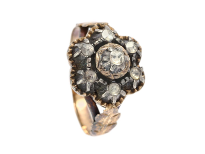 Jewellery, RING, 18K gold/silver