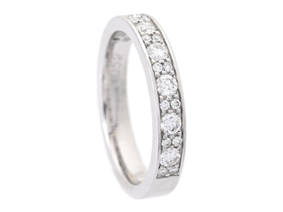 Jewellery, ETERNITY RING, 18K white gold