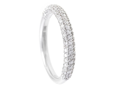 Jewellery, RING, 18K white gold