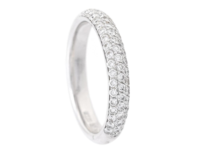Jewellery, RING, 18K white gold