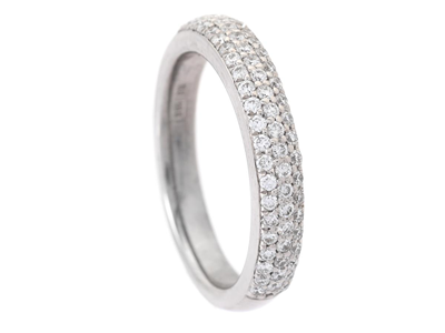 Jewellery, RING, 18K white gold