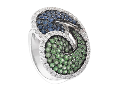 Jewellery, RING, 18K white gold