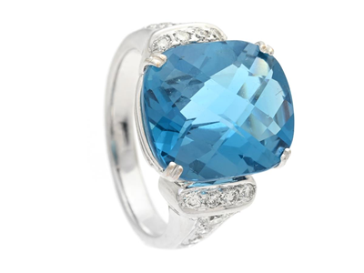 Jewellery, RING, 18K white gold