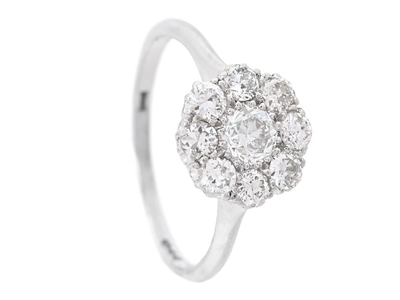 Jewellery, RING, platinum