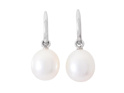 Jewellery, PEARL EARRINGS, 18K white gold